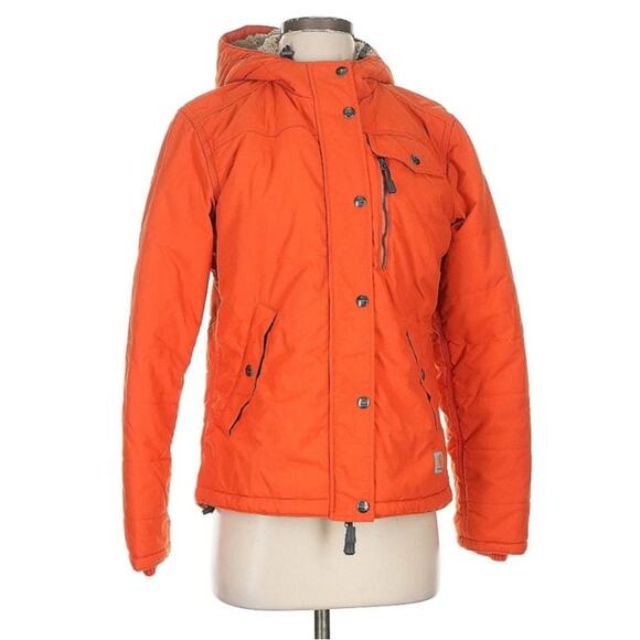 Carhartt Women’s Utility Midweight Insulated Jacket Orange Earthen Clay OJ3909-W - Picture 1 of 12